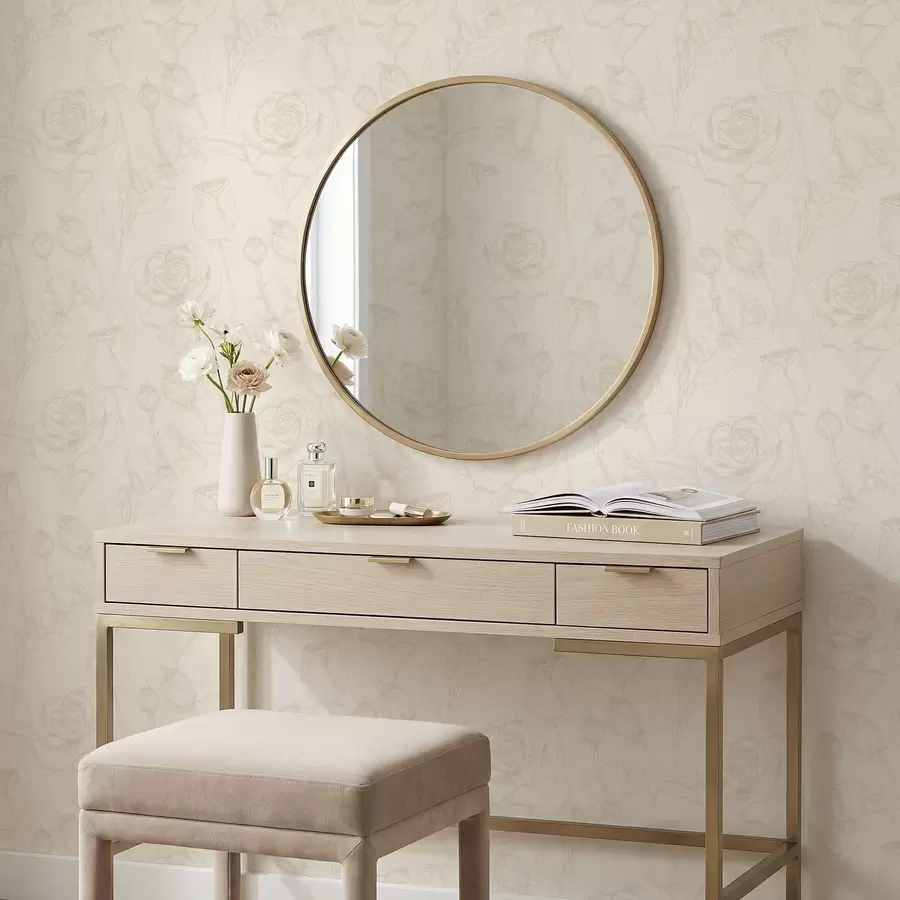 fototapet Model roz deschis pe fundal bej a01124