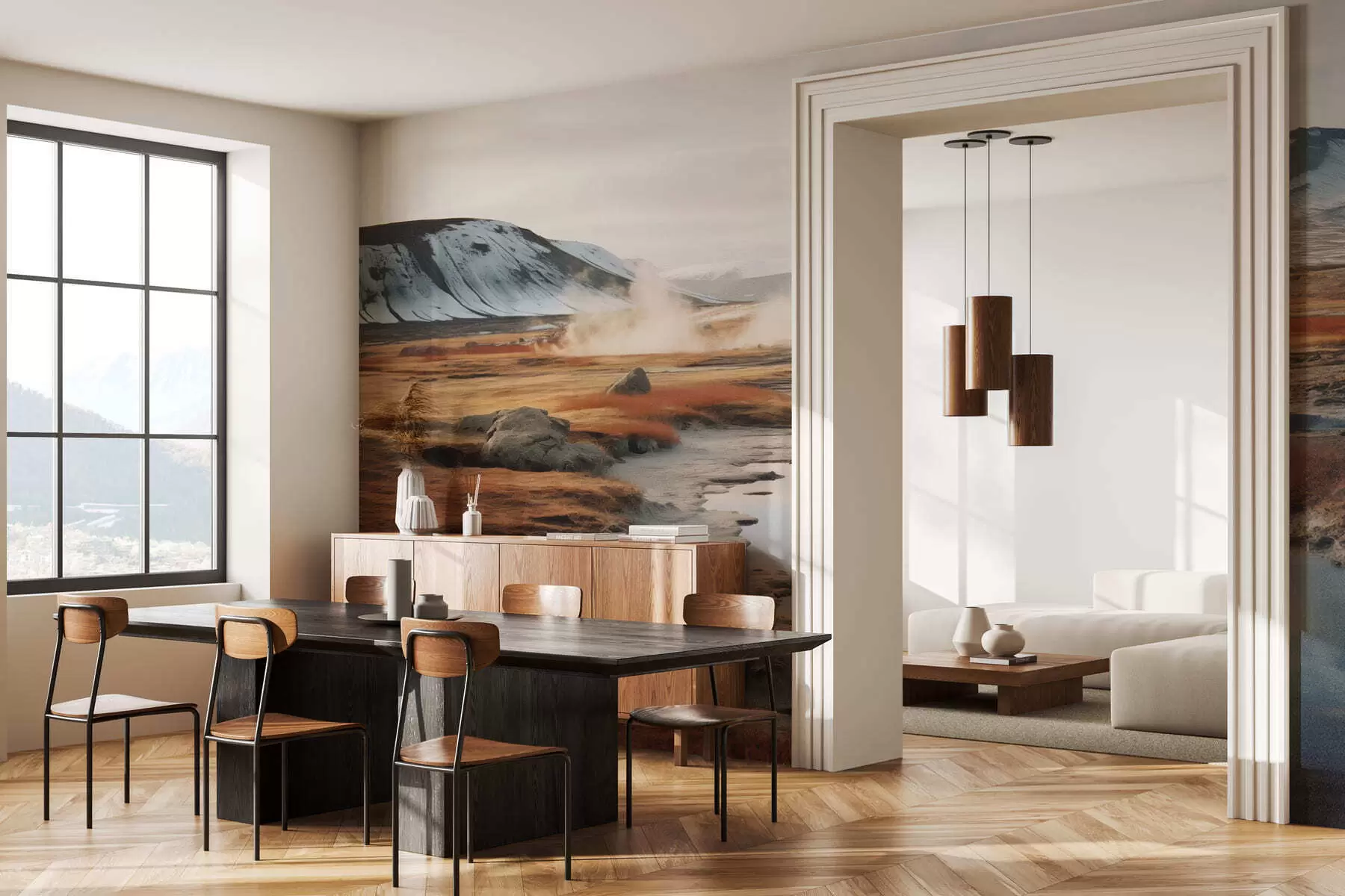 fototapet Valea râului w05365