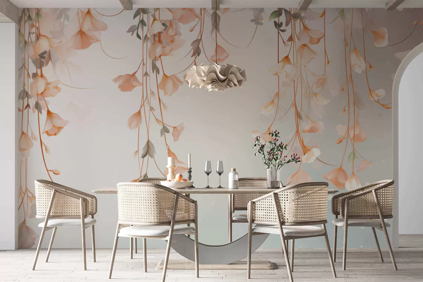 fototapet Ramuri florale suspendate w05344