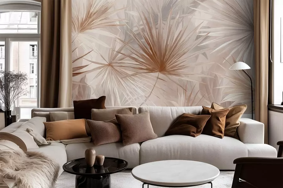 fototapet Bragea, frunze ascuțite w05405