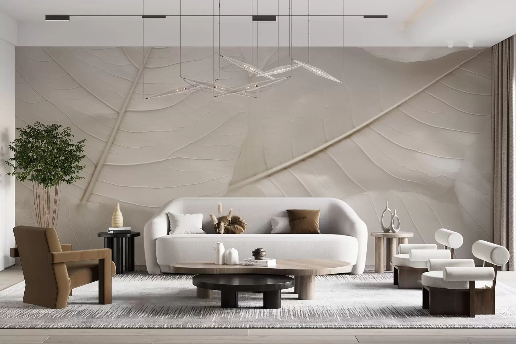 fototapet Frunza elegantă w05328