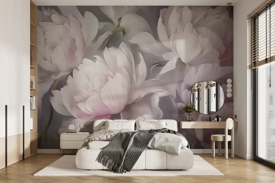 fototapet Flori pastelate w09760