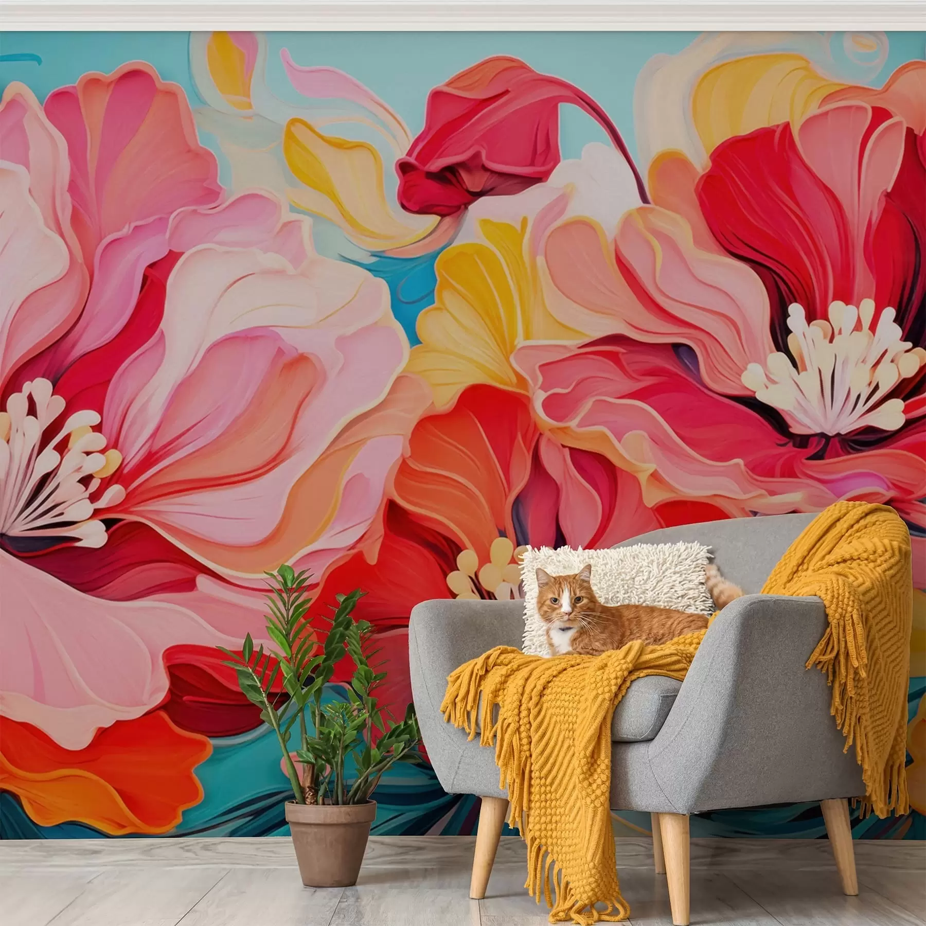 fototapet Flori fantastice w05574