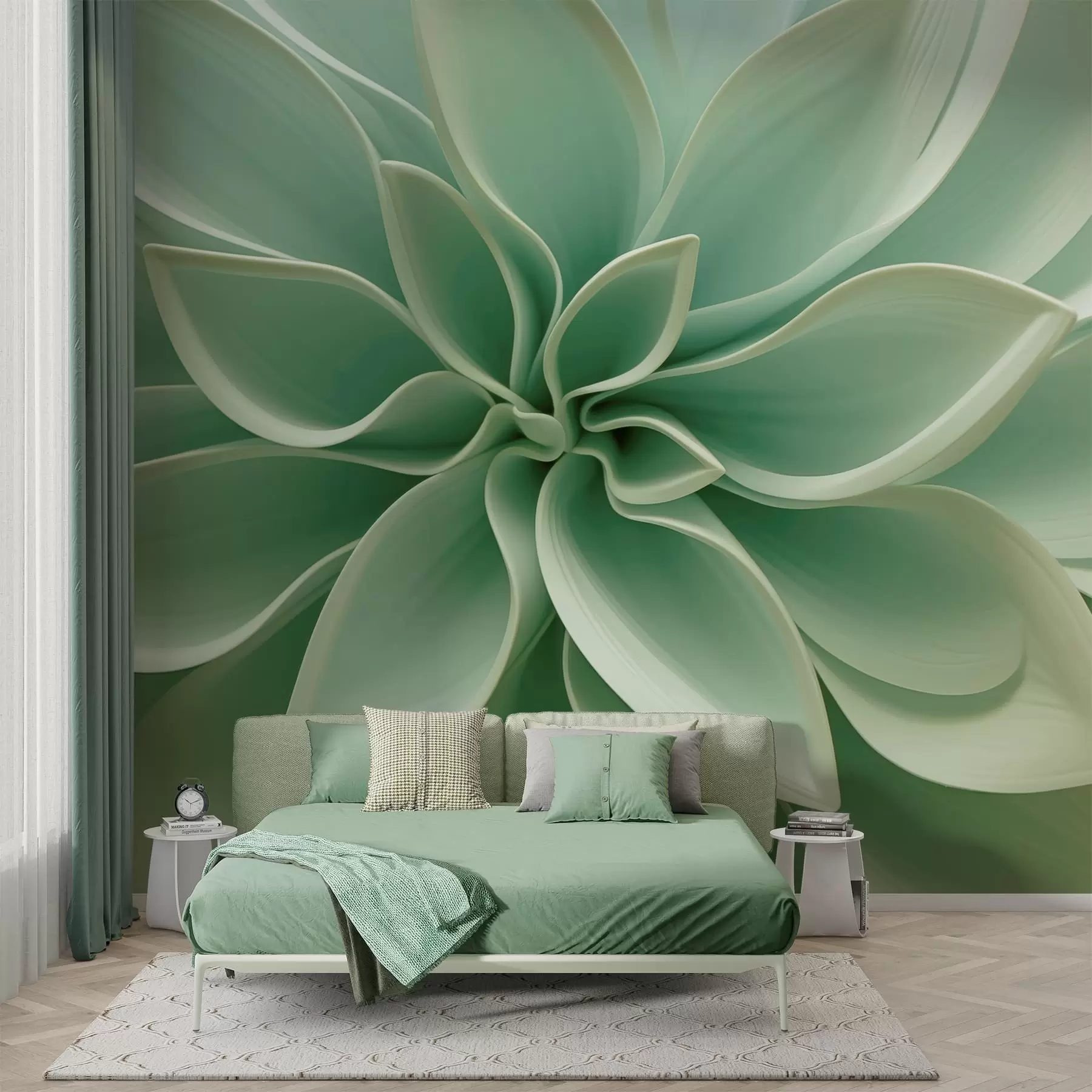 fototapet Geometria botanică w05559