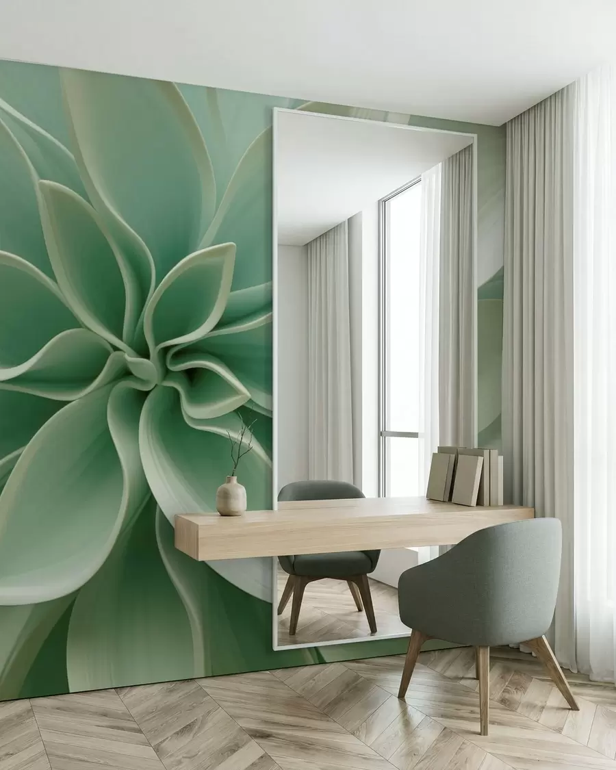 fototapet Geometria botanică w05559