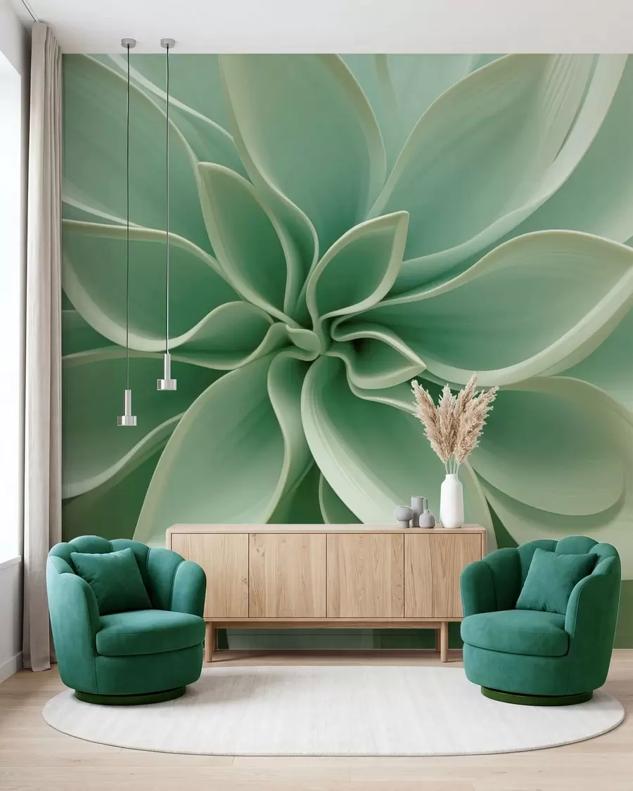 fototapet Geometria botanică w05559