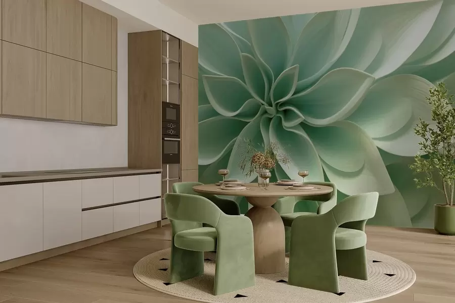 fototapet Geometria botanică w05559