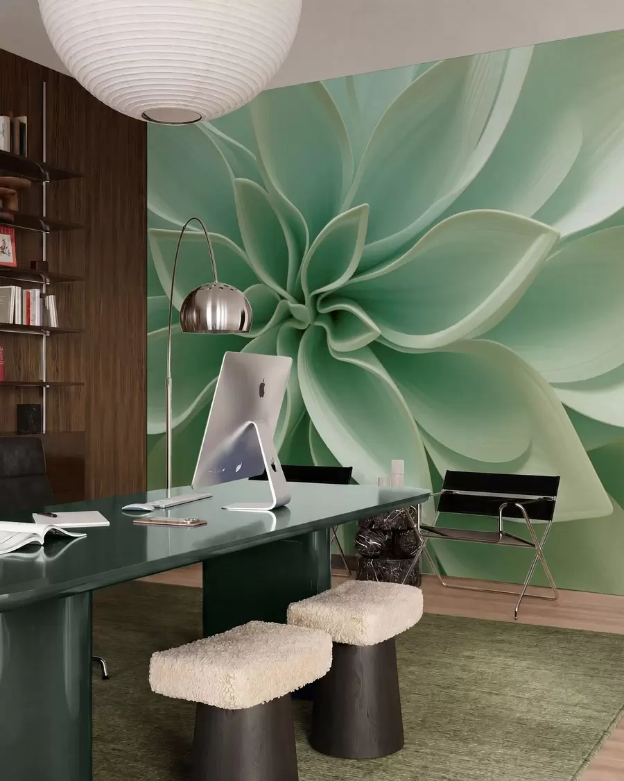 fototapet Geometria botanică w05559
