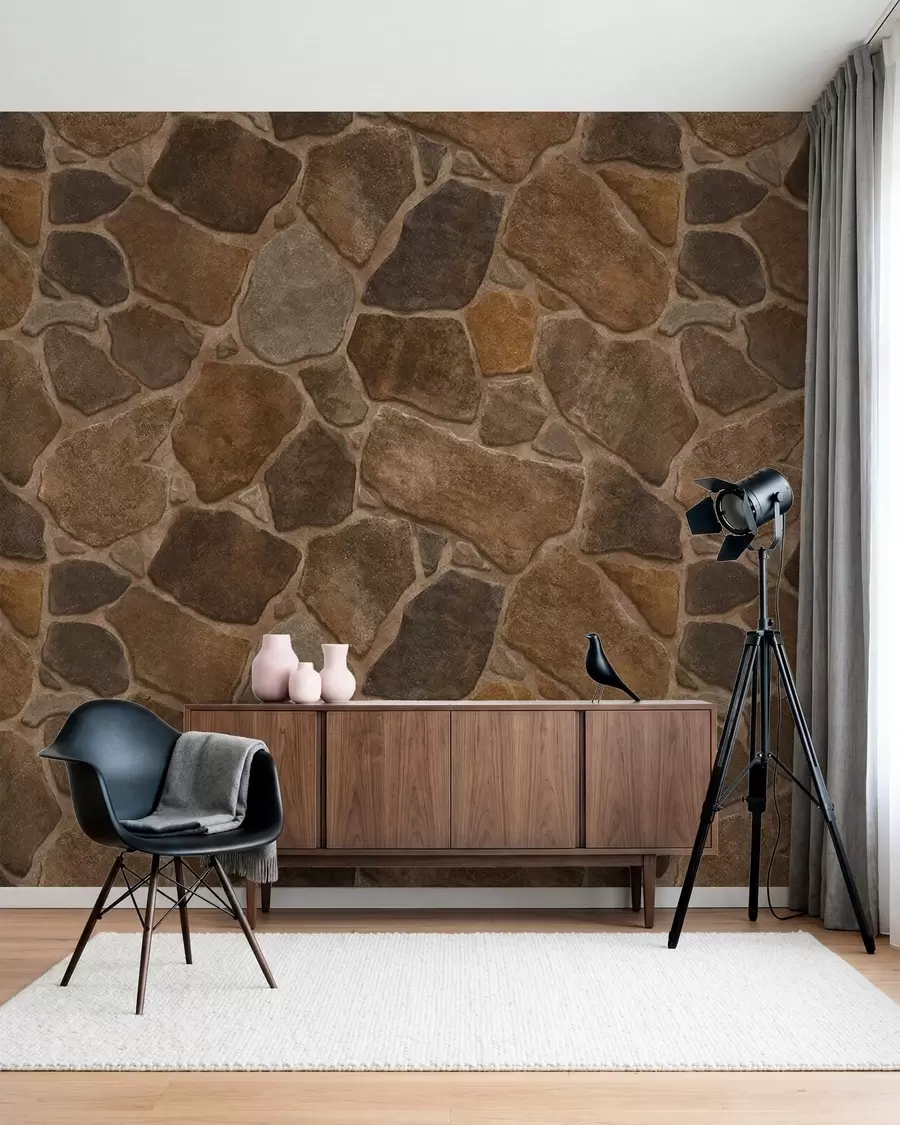 fototapet Model de piatră naturală în nuanțe calde w05691
