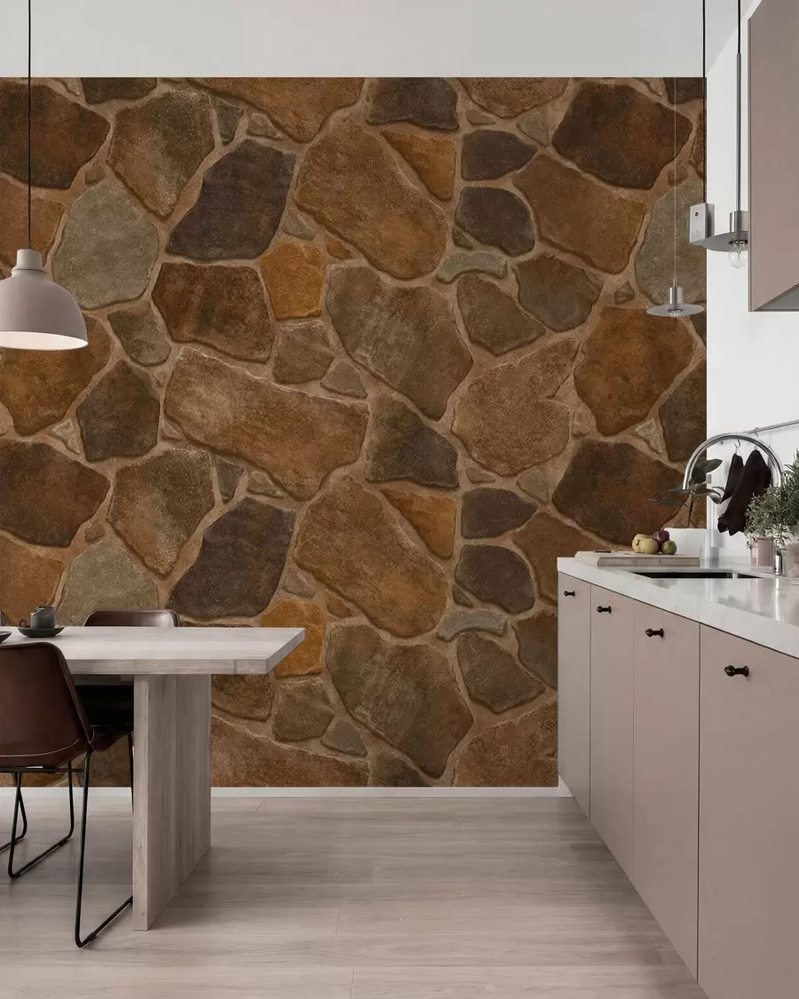 fototapet Model de piatră naturală în nuanțe calde w05691