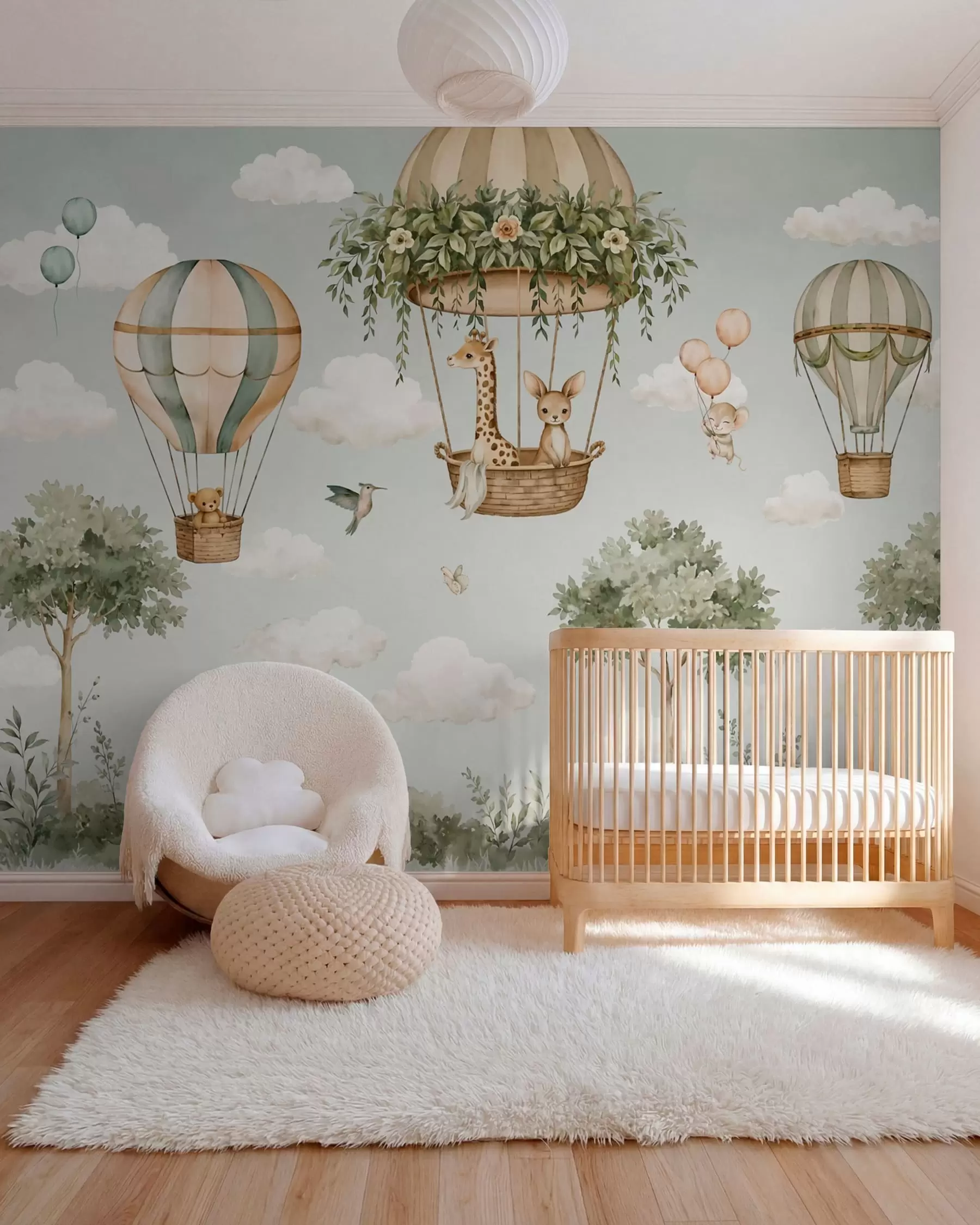 fototapet Aventuri cu balonul w05738