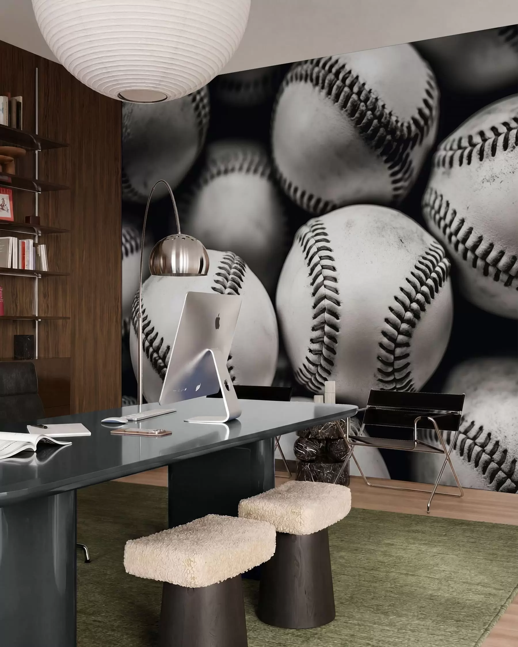 fototapet Mingi de baseball w09966