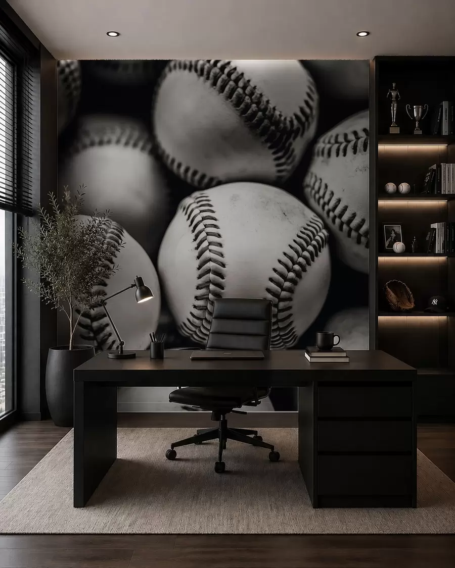 fototapet Mingi de baseball w09966