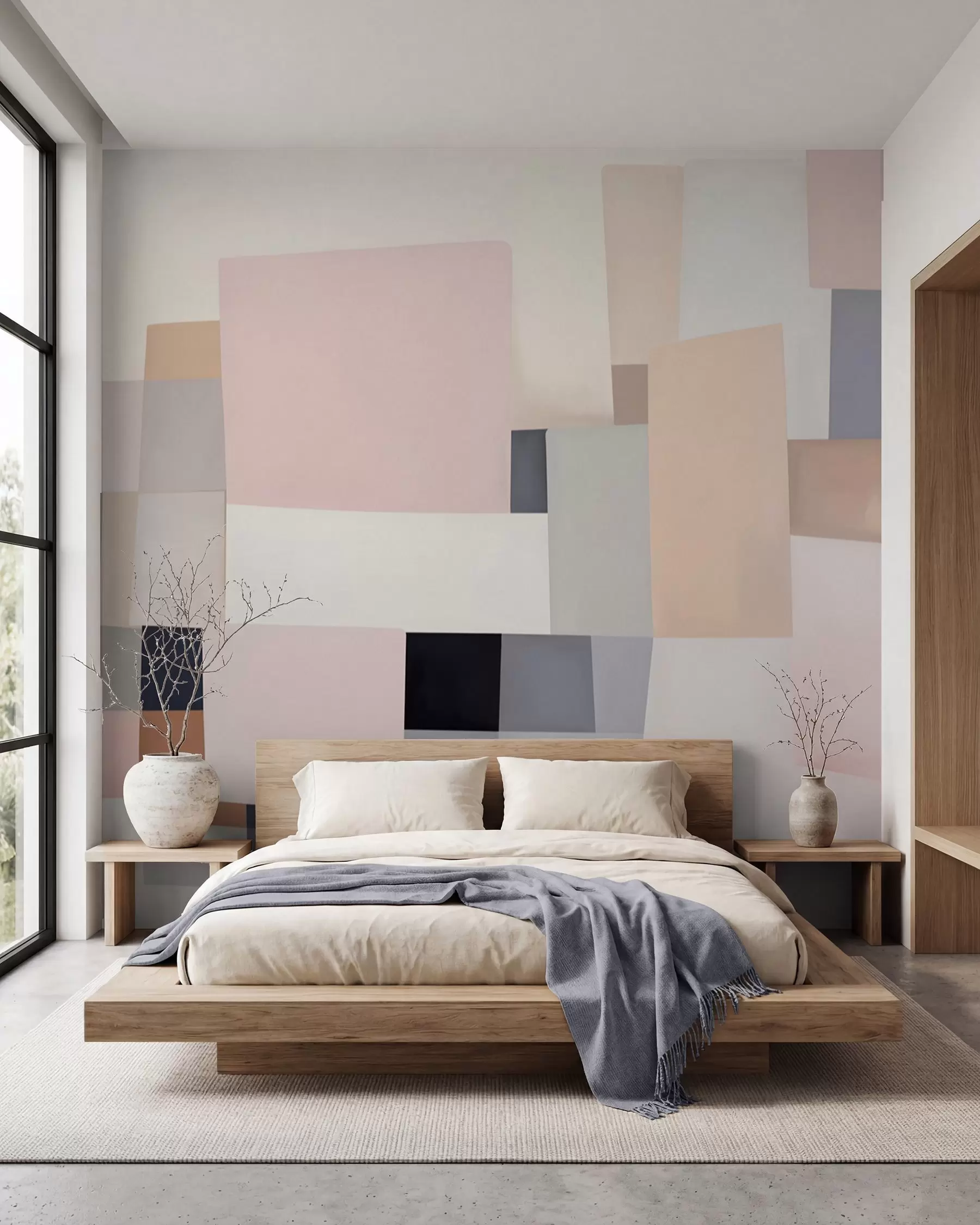 fototapet Geometrie în pastel w05785