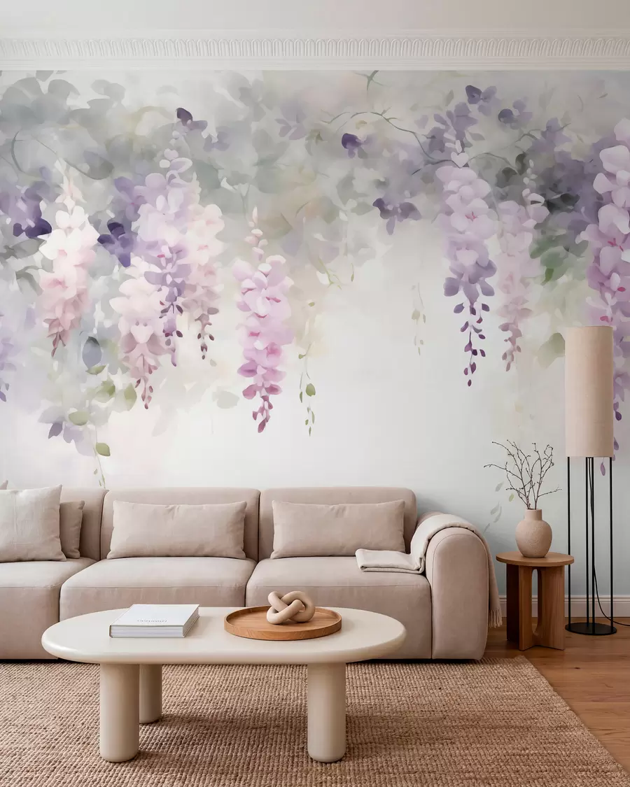 fototapet Flori de glicină ofilite w05795