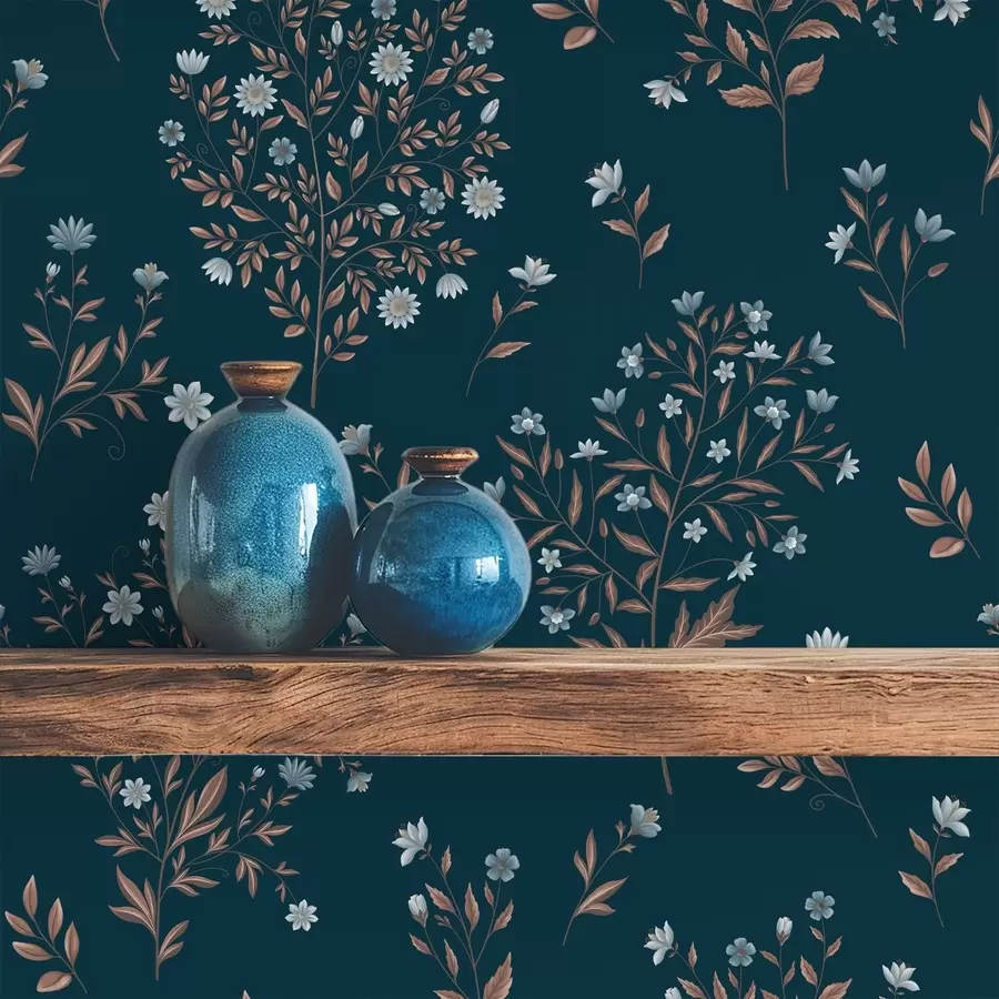 fototapet Ramuri și flori delicate a01245v1