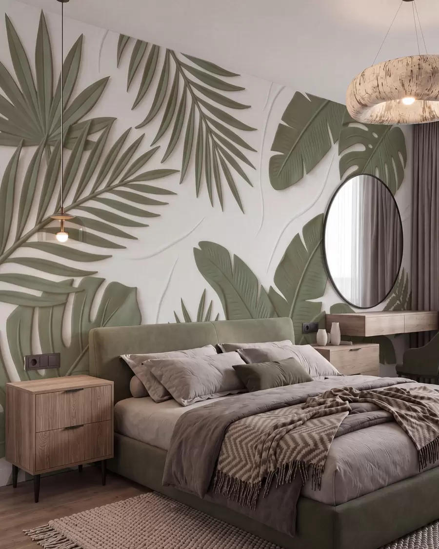 fototapet Decupaje botanice w09995