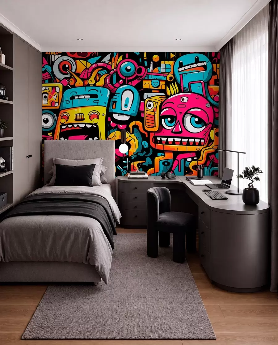 fototapet Graffiti w05762