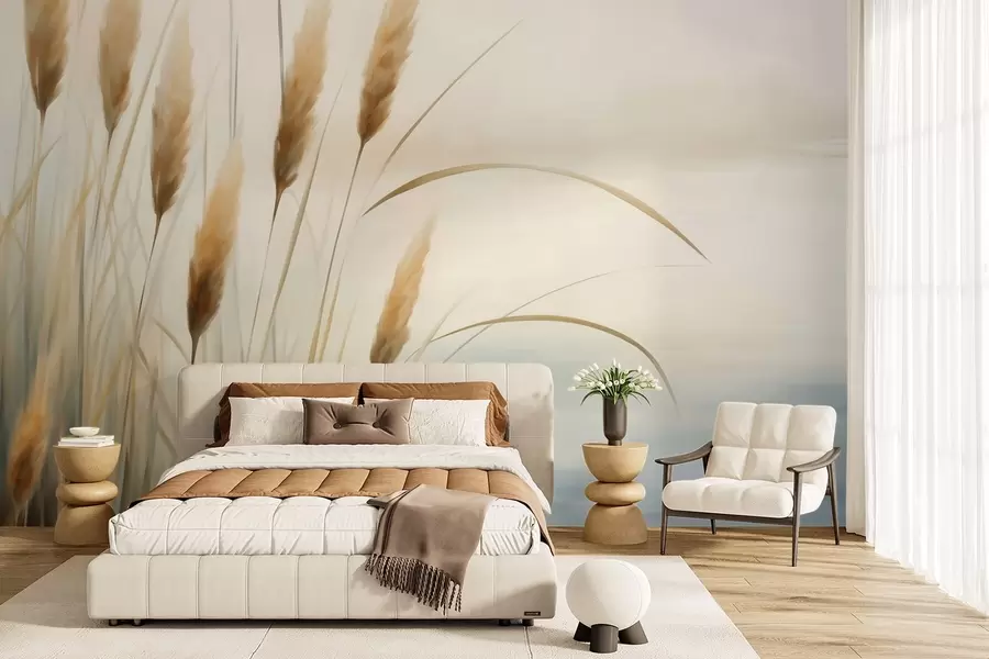 fototapet Stuf abstract, pictură în stil imitație w05902