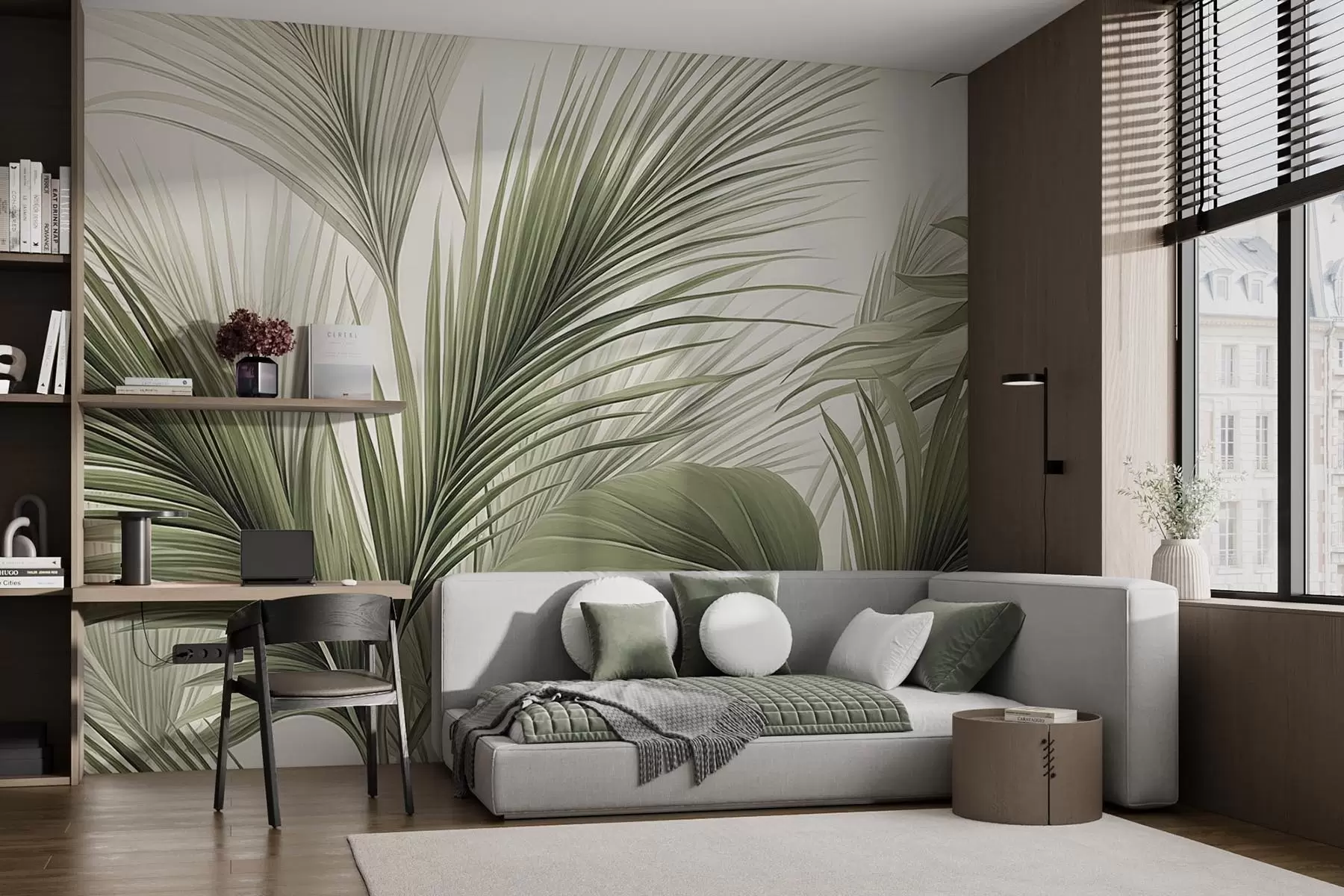 fototapet Palmier în verde w09986