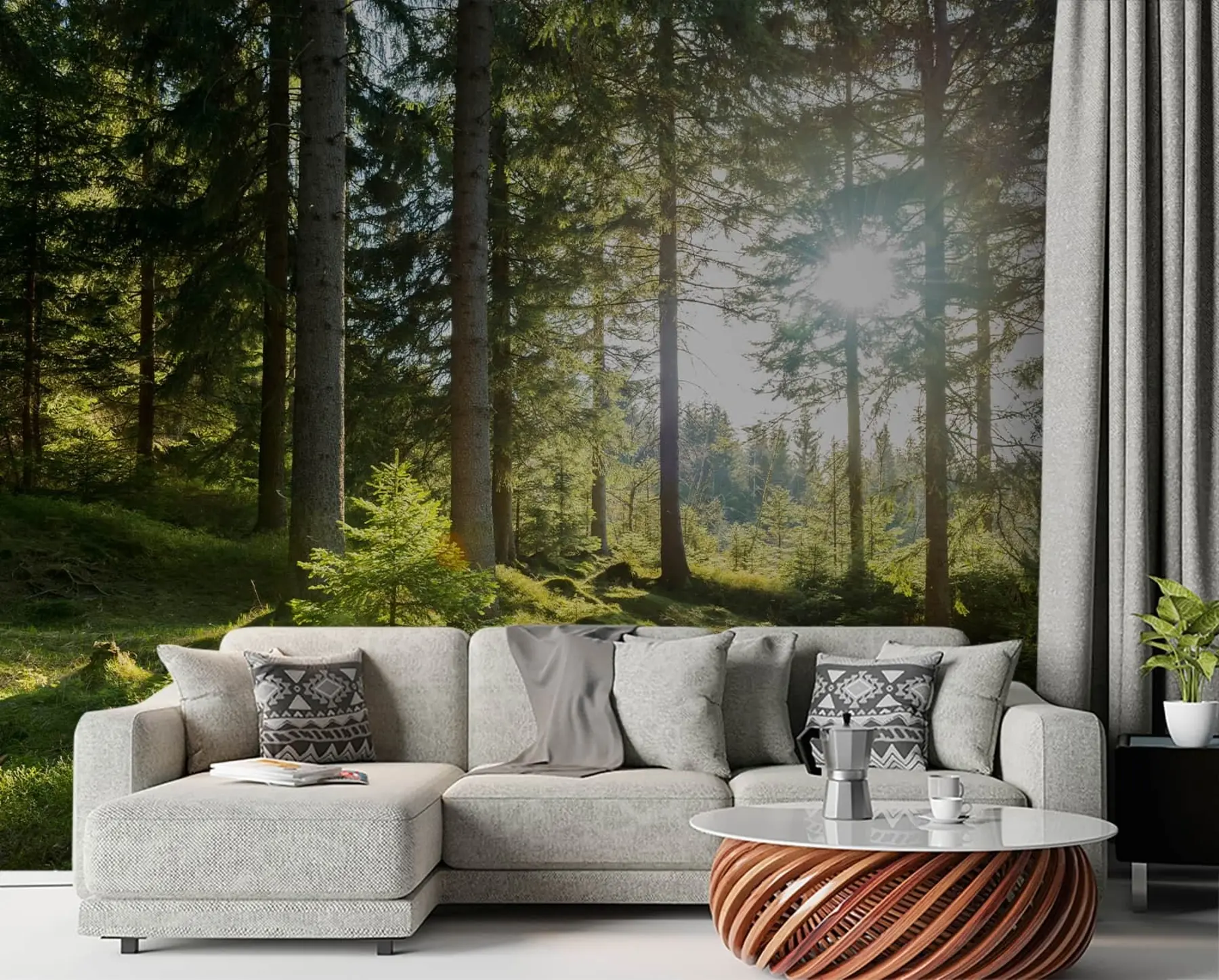 fototapet Munții Carkonoshe din Polonia u80015