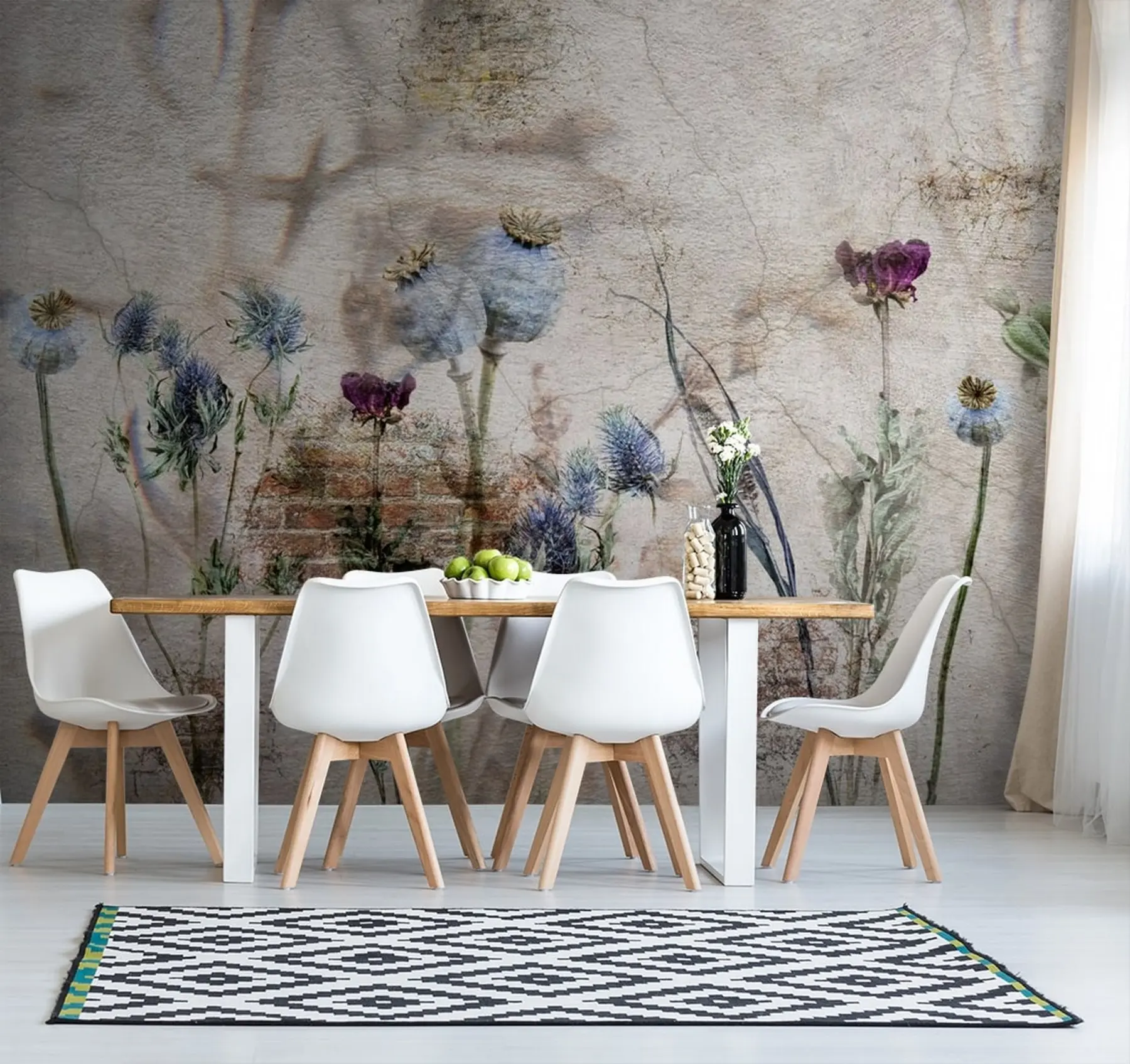 fototapet Flori și ierburi u72771