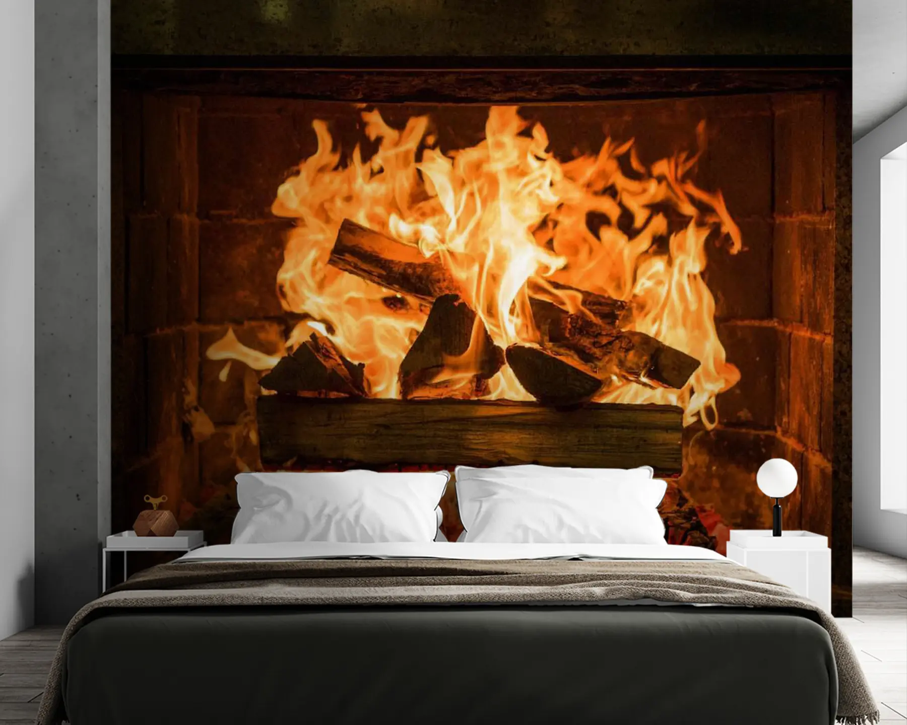 fototapet Granit șemineu u56175