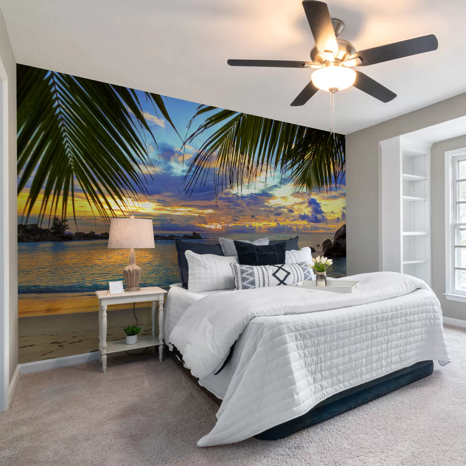 fototapet Apă, nori și cer u56299