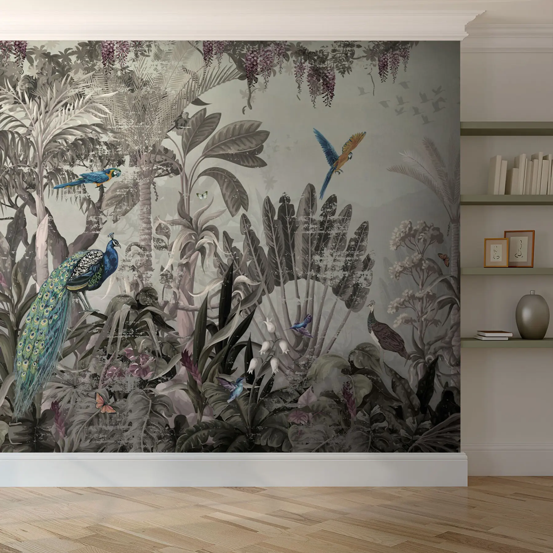 fototapet Păsări tropicale în junglă u73889