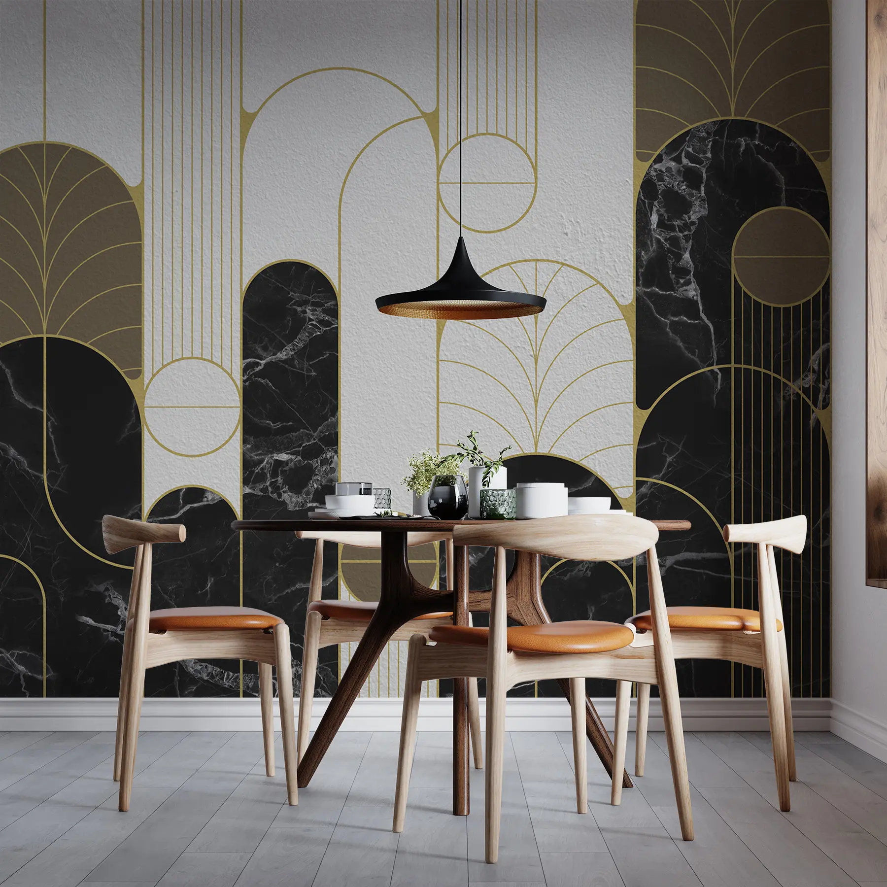 fototapet Arce în stilul Art Deco u73101