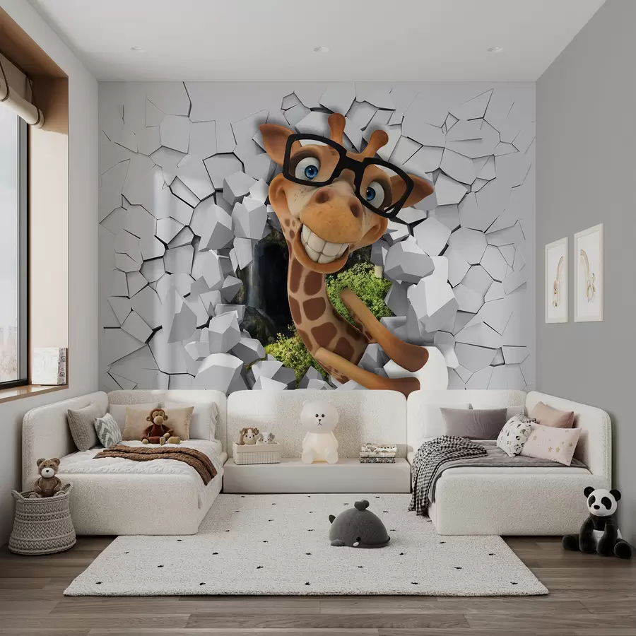 fototapet Girafa 3D u93624