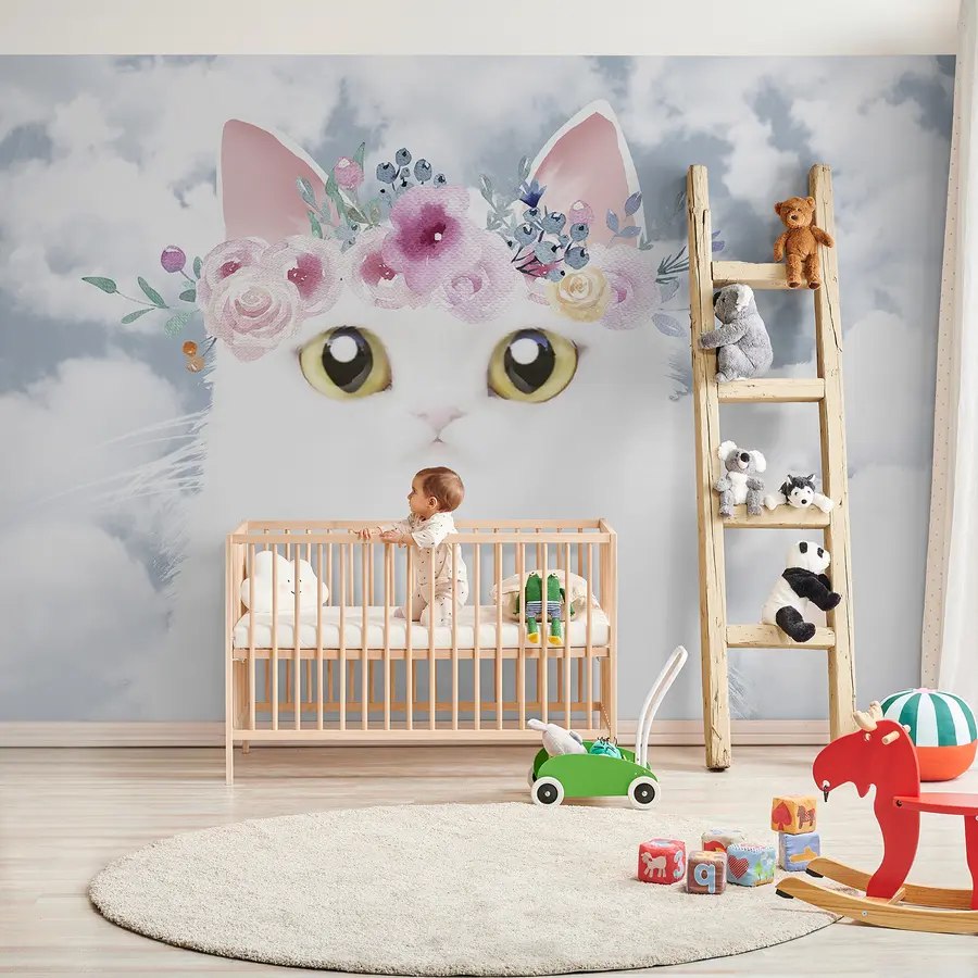 fototapet Pisică, nor și felidae u09390