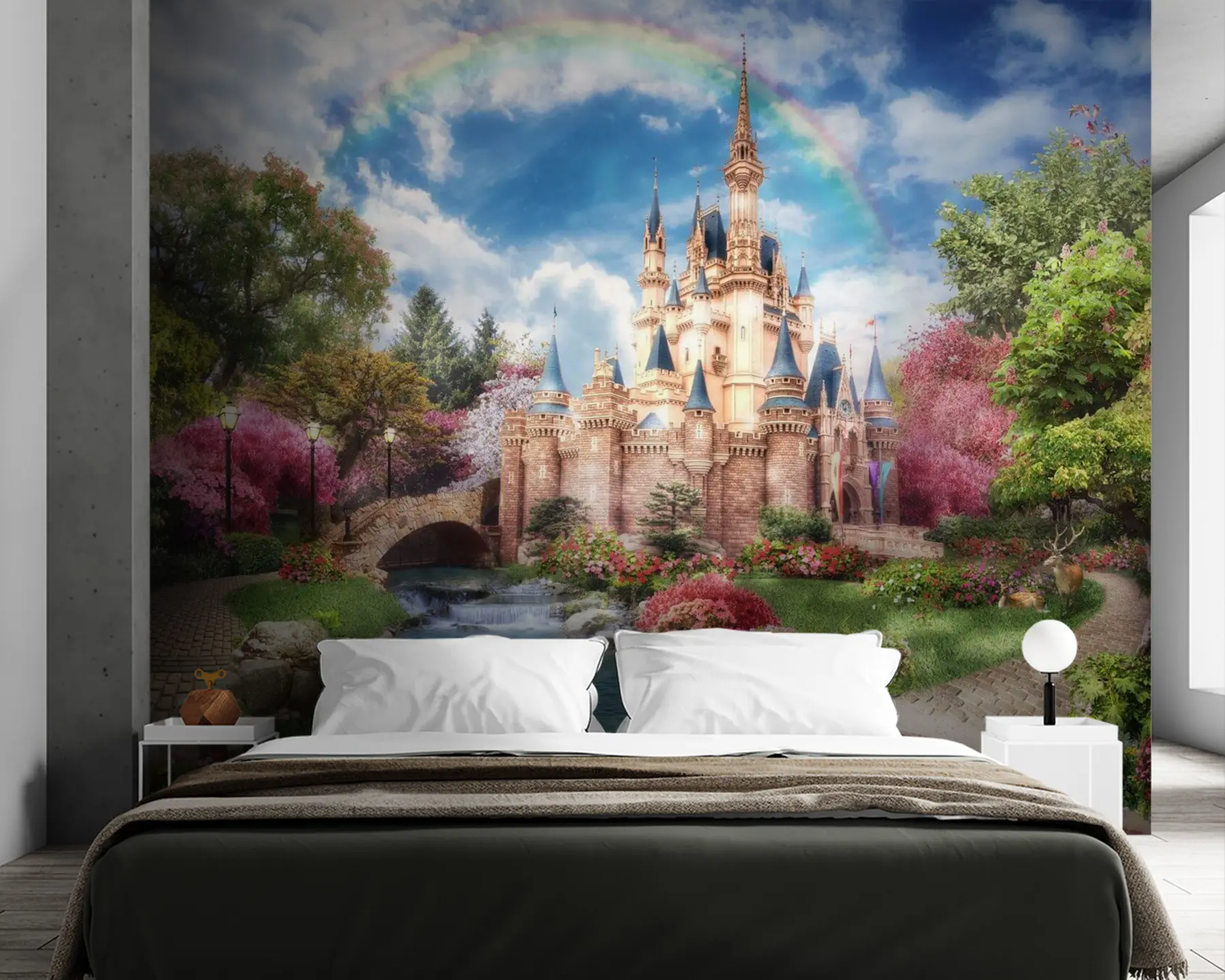 fototapet Curcubeu deasupra castelului de basm u61850