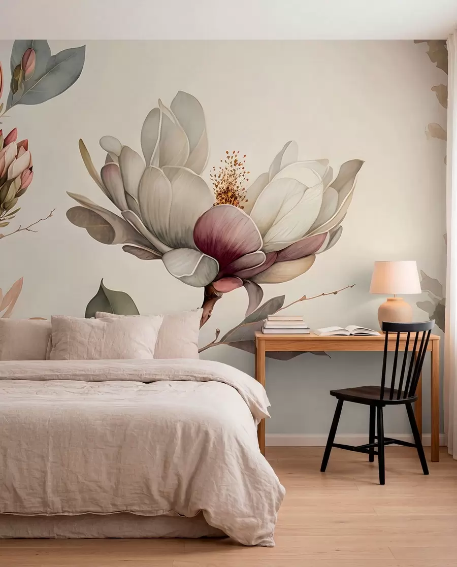 fototapet Studiu de magnolie u93020