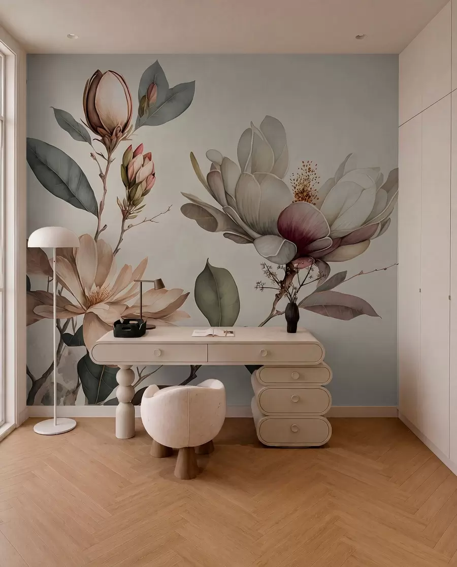 fototapet Ilustrație Magnolia u93020