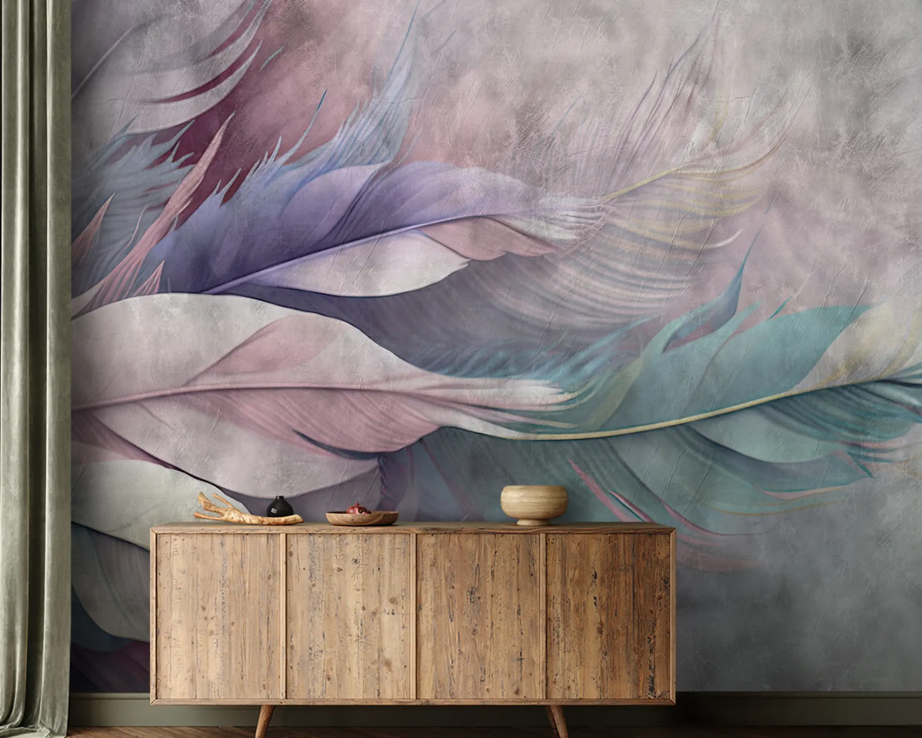 fototapet Pene multicolore u93934