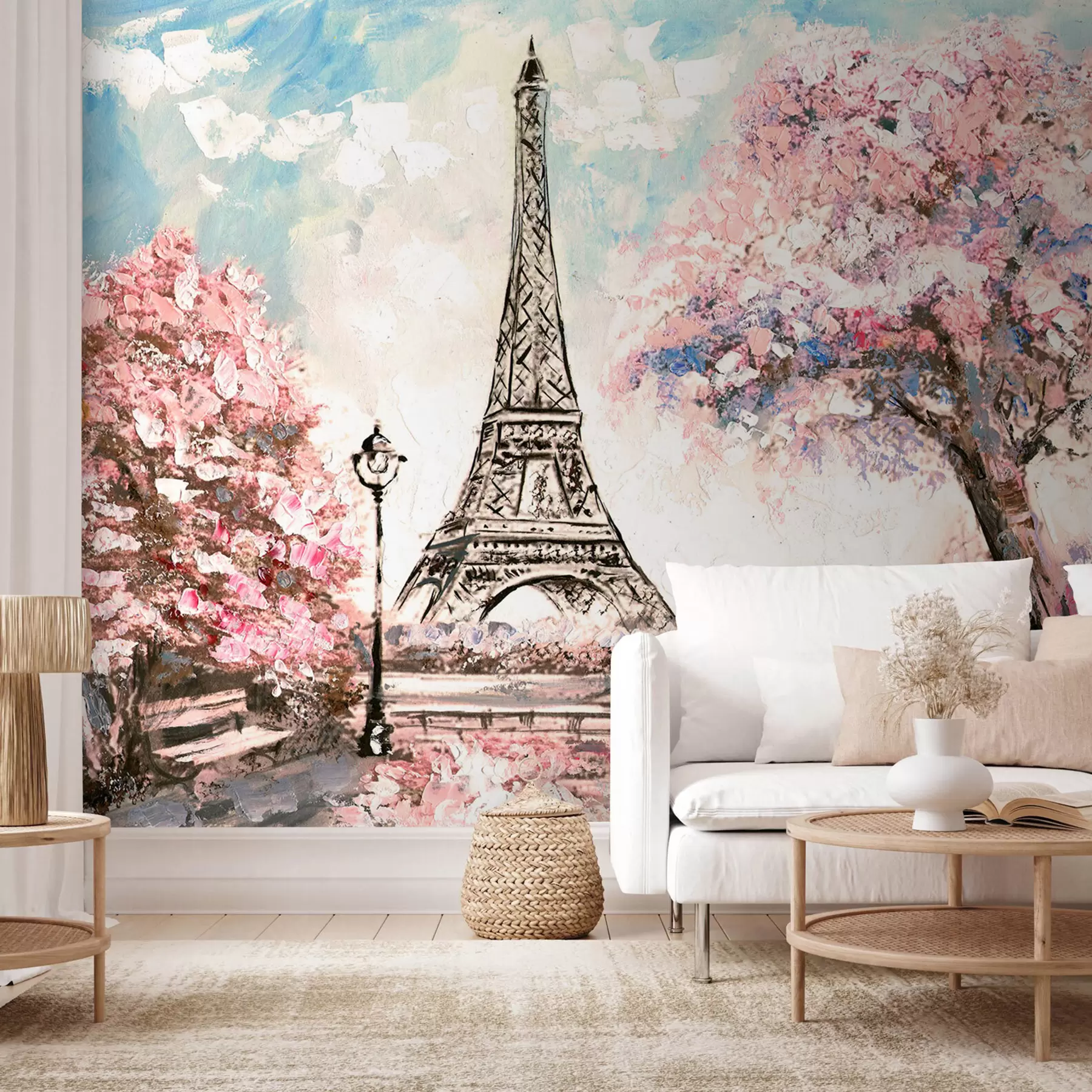 fototapet Vedere stradală a Parisului u74631