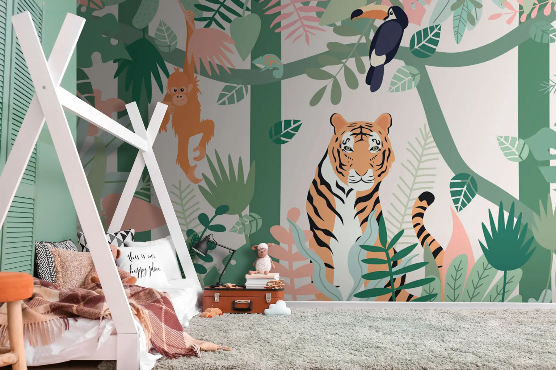 fototapet Bestia din junglă u74495