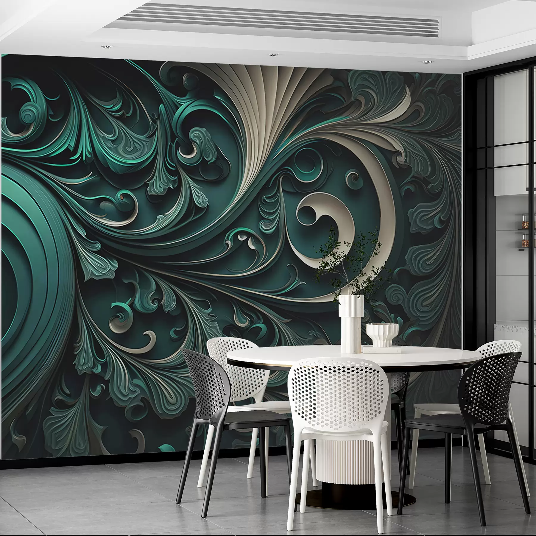 fototapet Fundal proiectat cu forme geometrice u74823