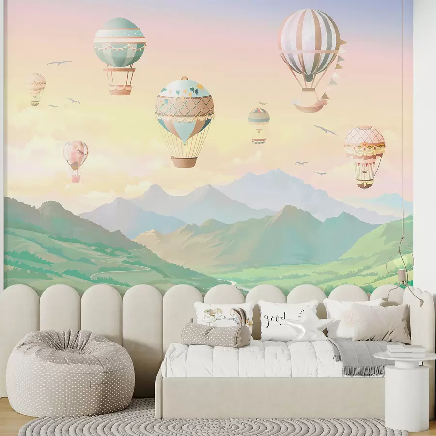 fototapet O vale de basm cu baloane u94137