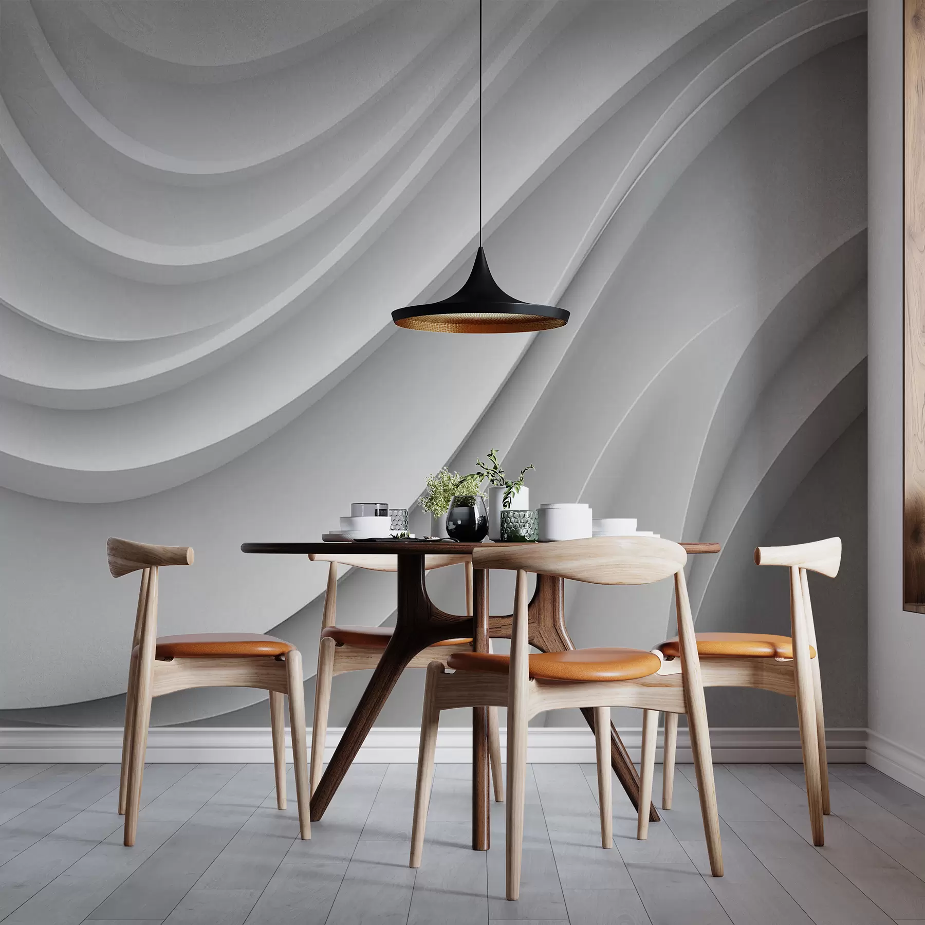 fototapet Valuri albe 3d u94078
