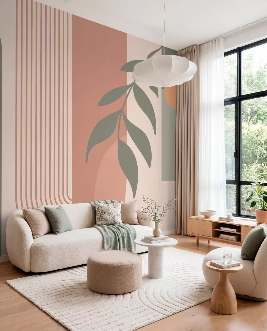 fototapet Arce și elemente decorative în stil boho u94153