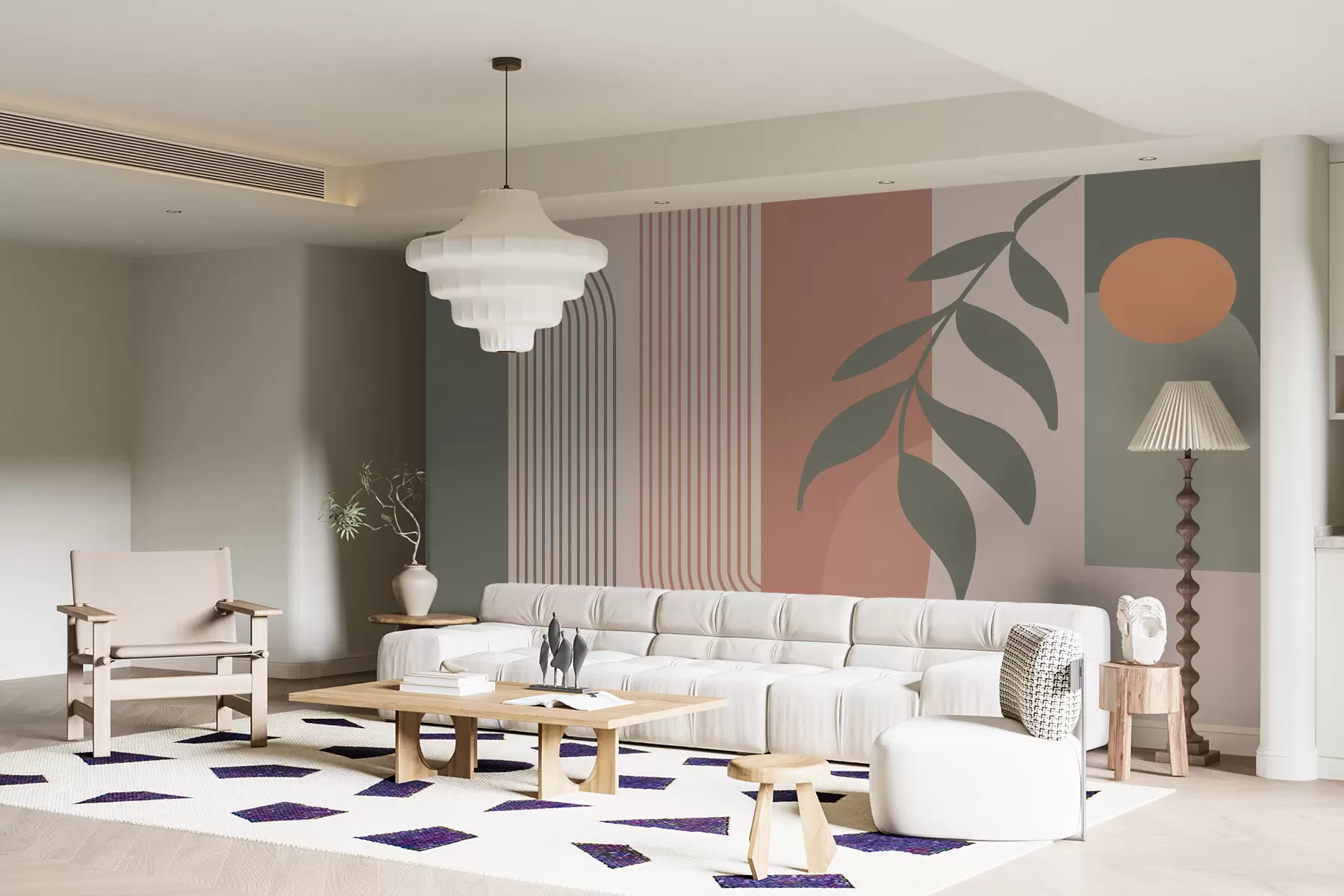 fototapet Arce și elemente decorative în stil boho u94153