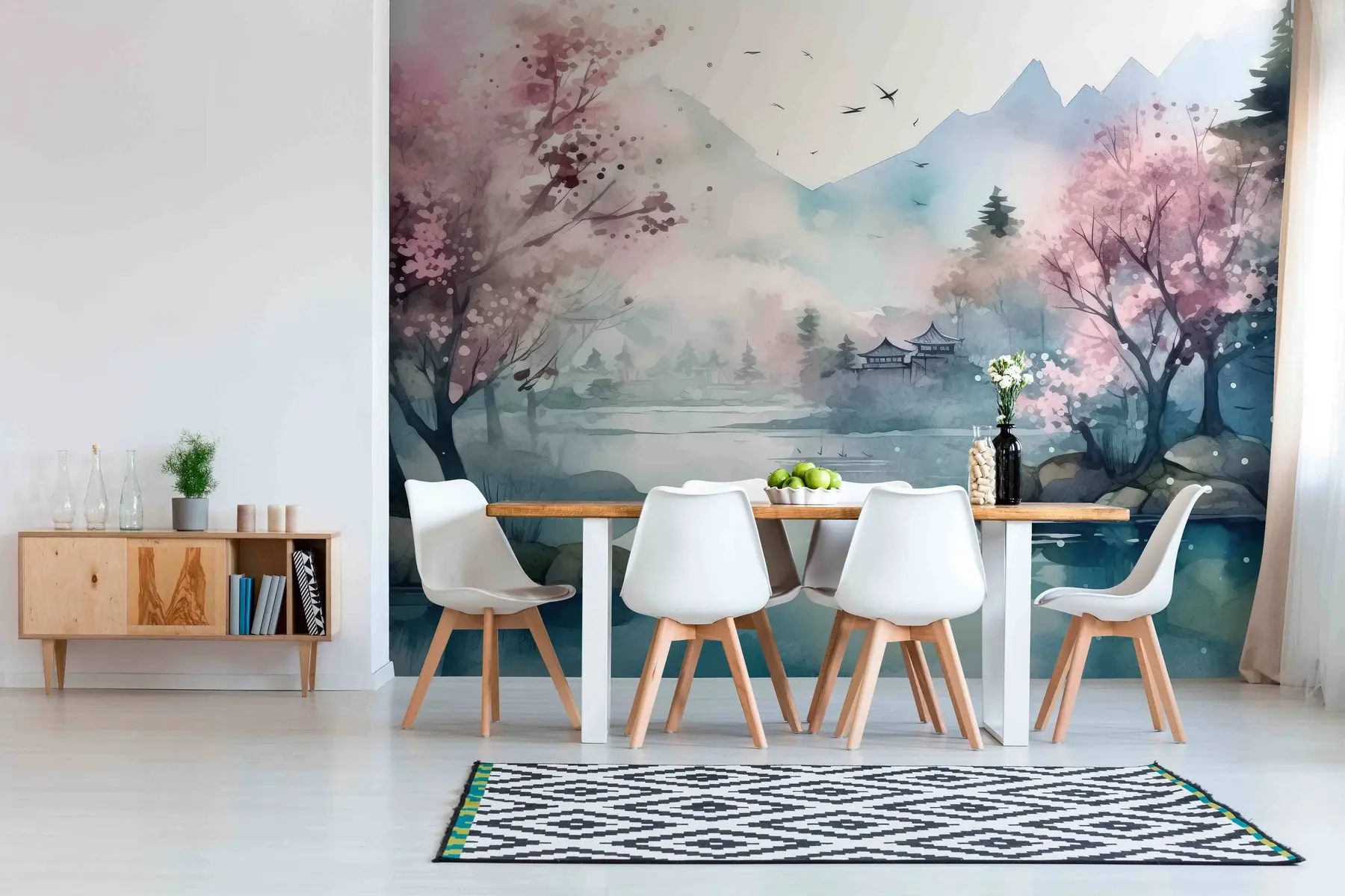 fototapet Bay peisaj montan u96039