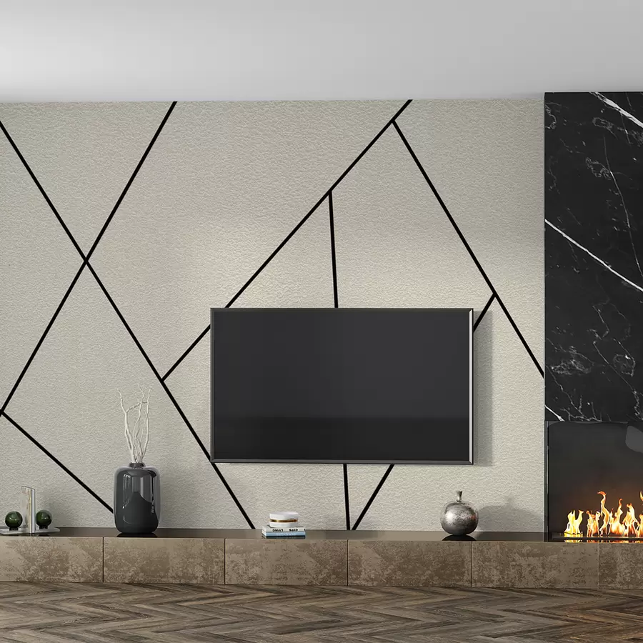 fototapet Cruci pe perete, stil minimalist u11256