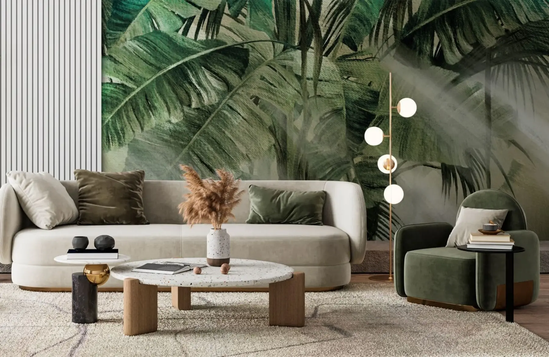 fototapet Oază tropicală de frunze de bananier u96855