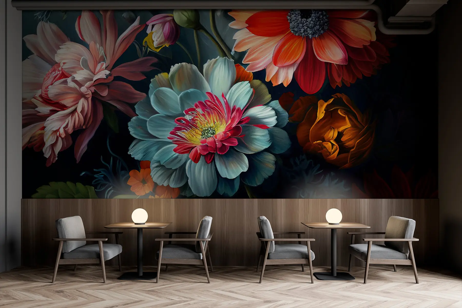 fototapet Splash floral u96631