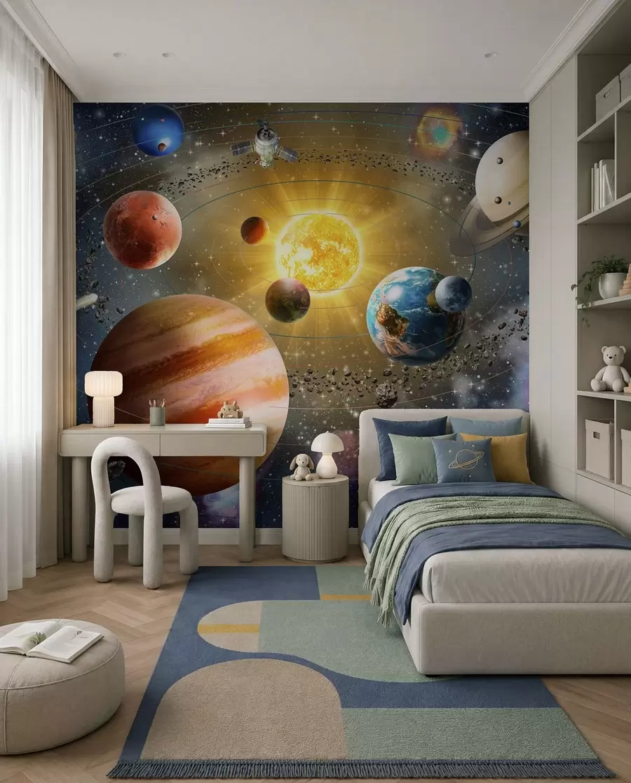 fototapet Călătorie printre planete u97222