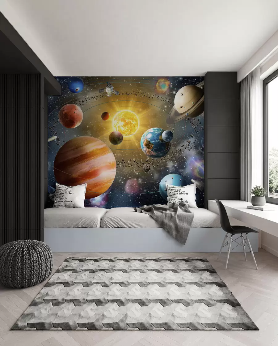 fototapet Călătorie printre planete u97222