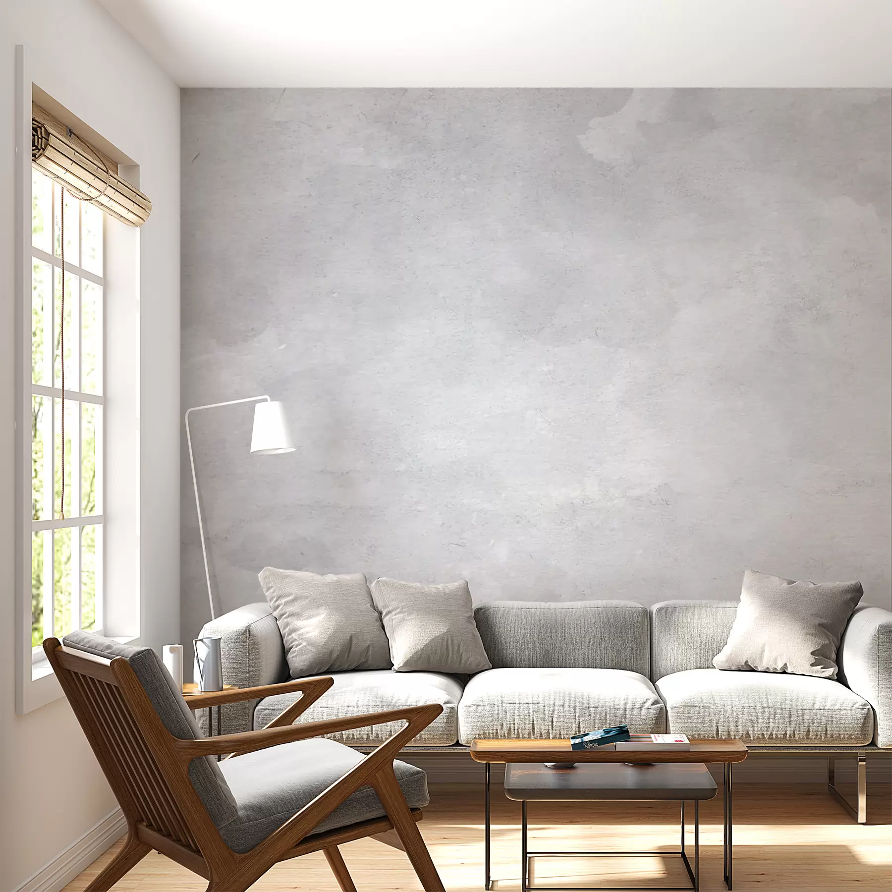 fototapet Beton gri fumuriu u97232